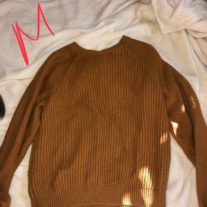 Burnt orange sweater